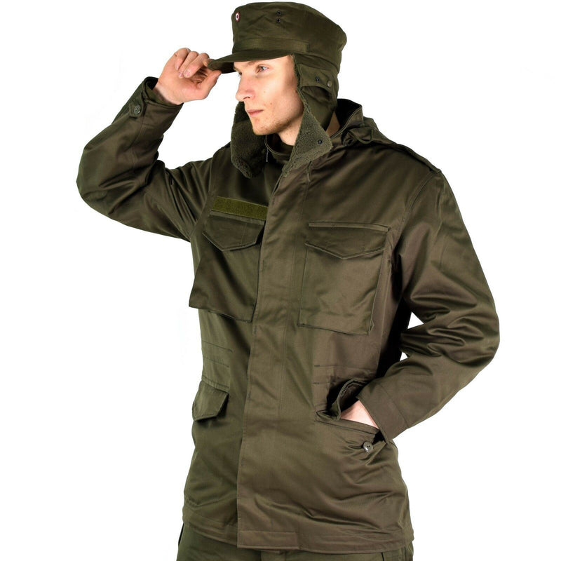 Original Österreichische Bundeswehr M65 Kampfjacke OD Militär olivgrün Parka Kampf NEU