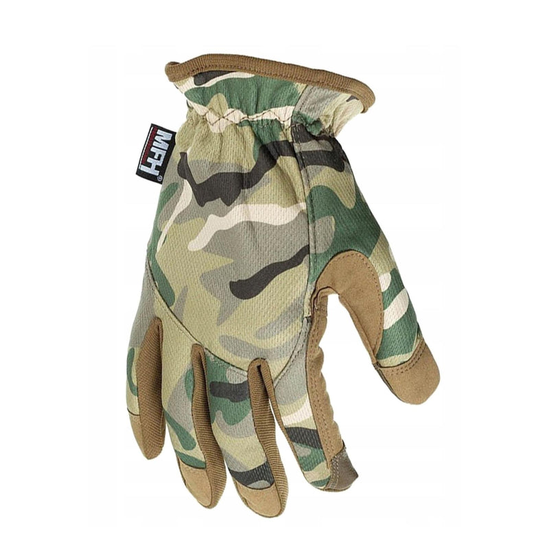 MFH Marke Army Operation Camouflage Handschuhe taktischer Kampf leichte enge Passform NEU