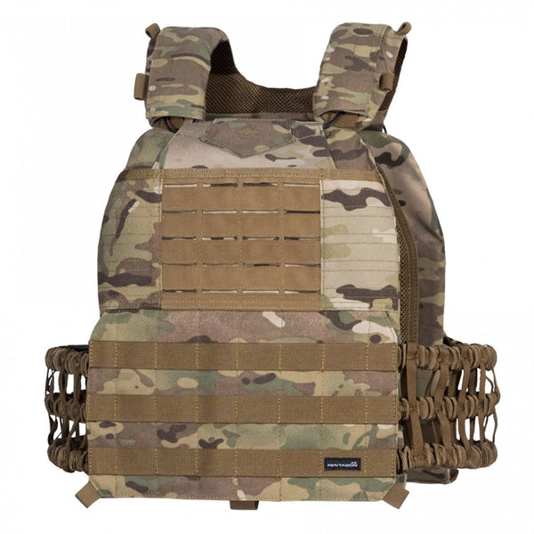 PENTAGON Milon Plate Carrier Mk2 Multicam taktische ballistische Weste Molle-System