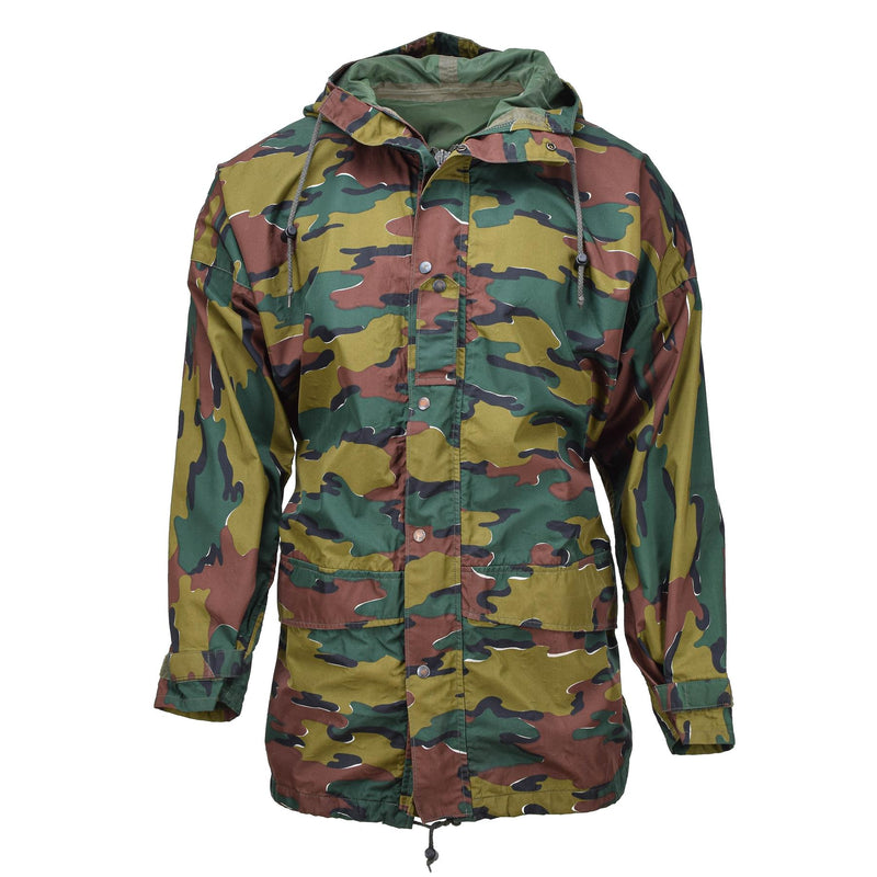 Original belgische Militär-Regenjacke mit Jigsaw-Tarnung, Seyntex-Regenmantel