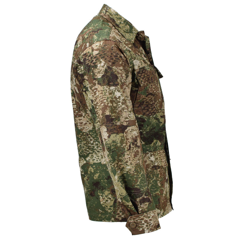 MIL-TEC Militär US BDU Feldtaktikjacke R/S Camouflage Uniform Ripstop