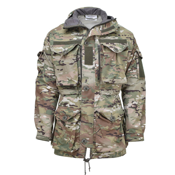 Leo Kohler Militärische taktische Kitteljacke Ripstop Multicam Camouflage Feldmantel