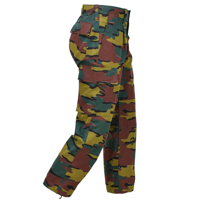 Original belgische Armee Feldkampfhose Ripstop Jigsaw Camouflage Hose NEU