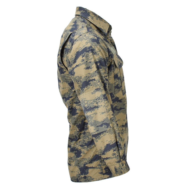 Original türkische Armee taktische Jacke blau digital Camouflage strapazierfähig Ripstop