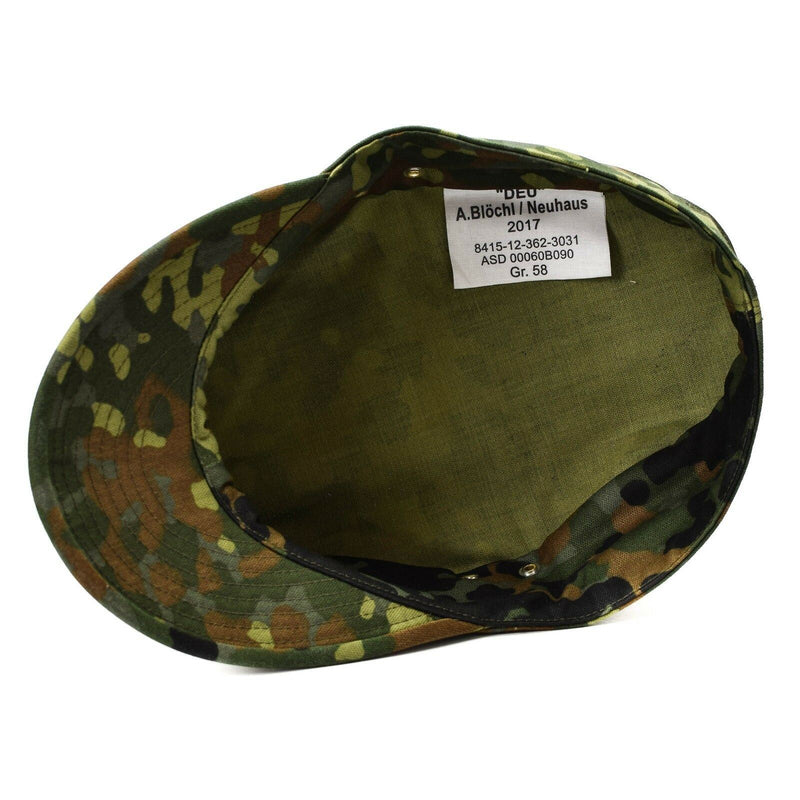 Echte Original deutsche Armee Flecktarn Mütze BW Waldtarn Militärhut NEU