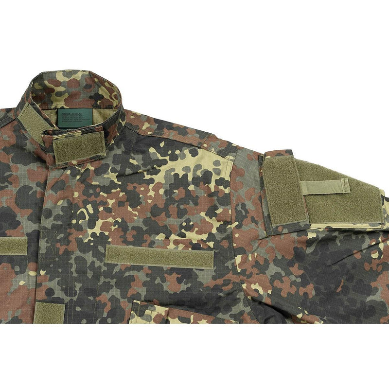 MFH Marke US Militär Stil Jacke Felduniform Flecktarn Camo Ripstop NEU