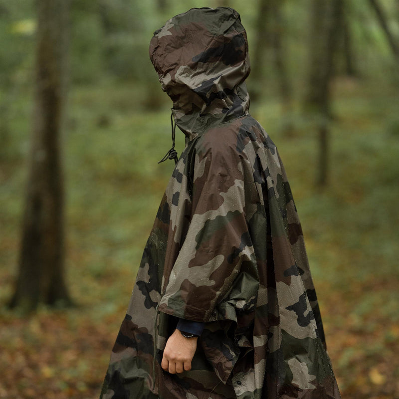 Marke armee stil wasserdicht regen RipStop poncho cape militärische CCE Camouflage