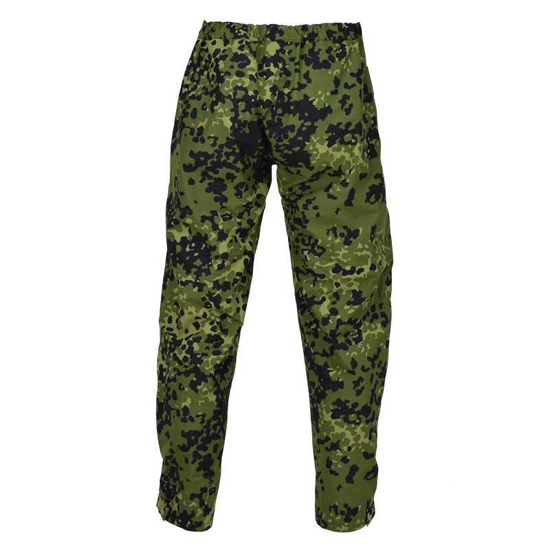 Original dänische Militär M84 Camouflage Regenhose wasserdichte Feldkampfhose