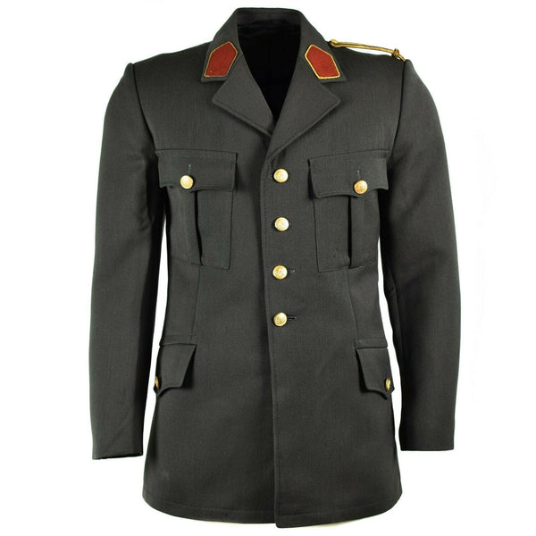 Original österreichische Armeeuniform, formelle Jacke, grau, österreichische Militärausgabe