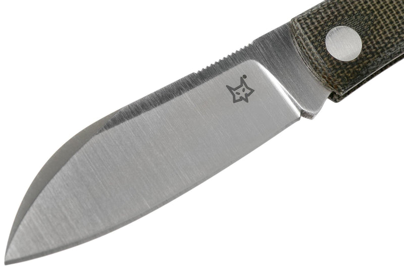 Fox Knives Brand Italy Livri Klappmesser Edelstahl M390 Grünes Micarta