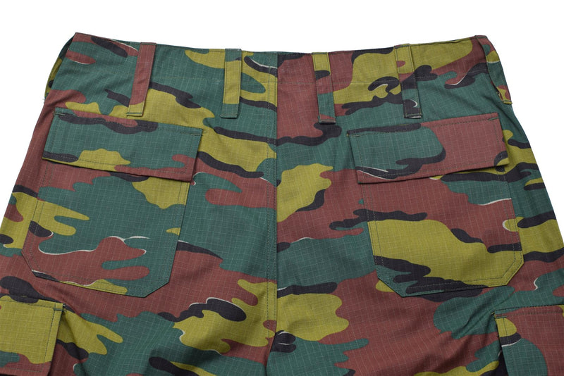 Original belgische Armee Feldkampfhose Ripstop Jigsaw Camouflage Hose NEU