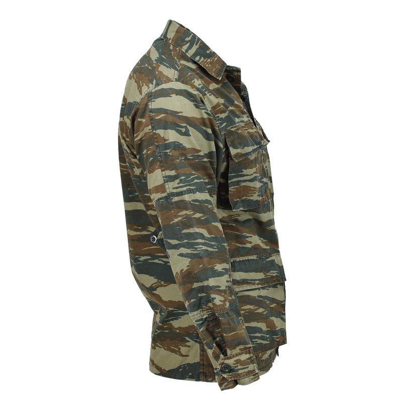 Original griechische Militär Feld BDU Jacke Eidechsentarnung griechische Armee Hemden