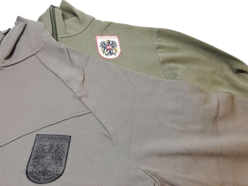 Echte österreichische Armee Training Trainingsanzug Top Jacke Militär Sport Vintage