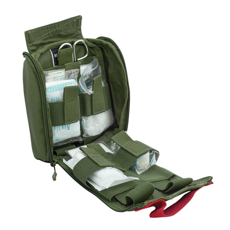 Mil-Tec Tactical First Aid Kit Mole type oliv medizinische Tasche IFAK 25-teilige Tasche