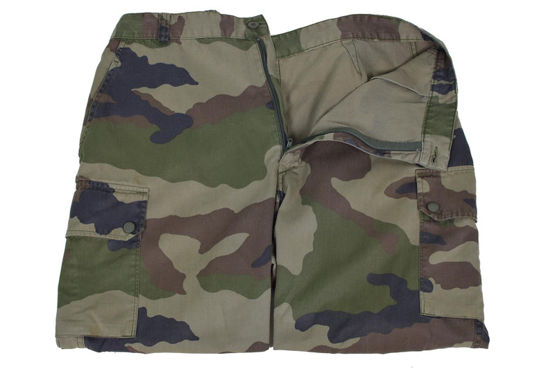 ECHTE KAMPFHOSE DER FRANZÖSISCHEN ARMEE F2 MILITÄRISCHE CCE CAMOUFLAGE CARGO FELDHOSE