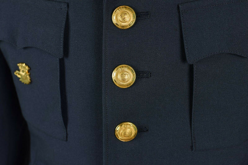 Echte schwedische Armee Infanterie blaue Paradeuniform Schweden Militäranzug Jacke