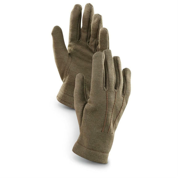 NEU Original italienische Armee Militärhandschuhe Wolle Winterwärmer Handschuhe Oliv