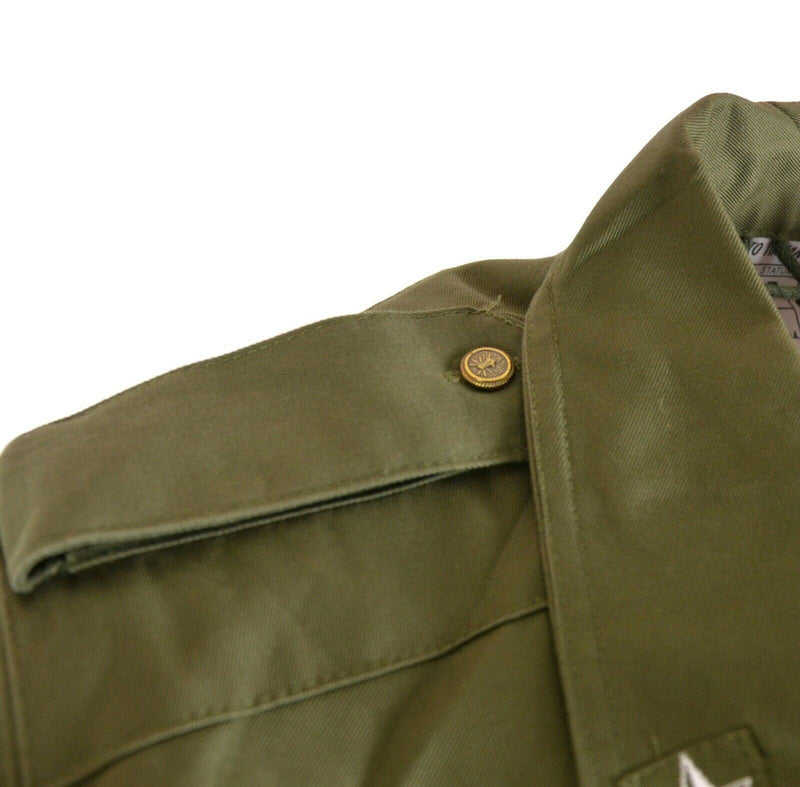 Original italienische Armee olivgrüner Parka Militärjacke BDU Überschussausgabe Mantel