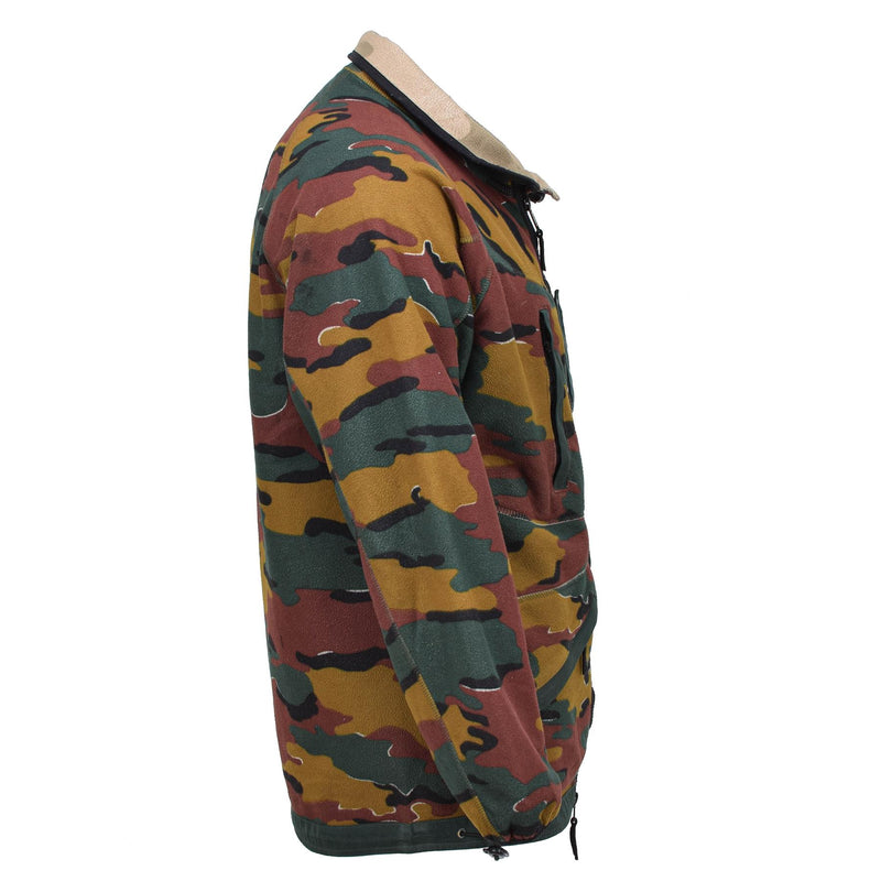 Original belgische Armee Fleecejacke, wendbarer Windstopper BDU Jigsaw Pullover