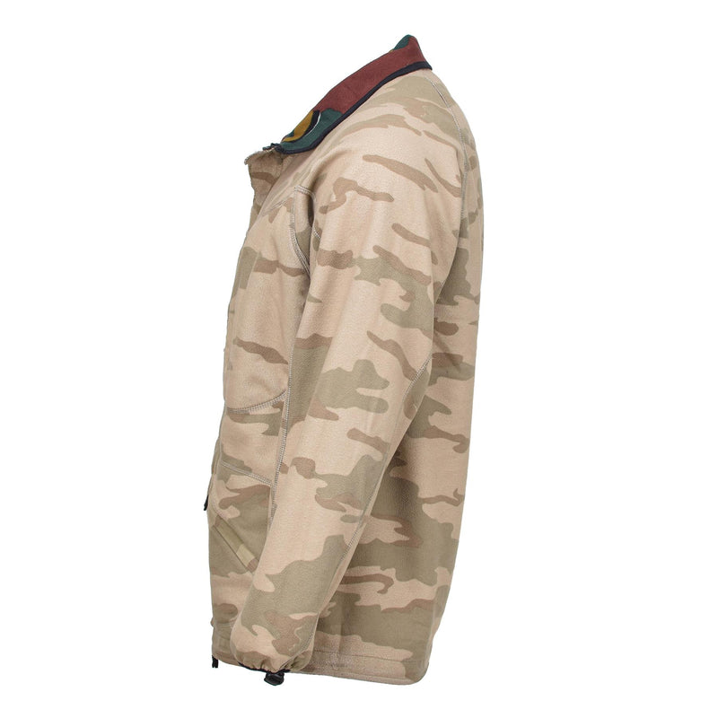 Original belgische Armee Fleecejacke, wendbarer Windstopper BDU Jigsaw Pullover