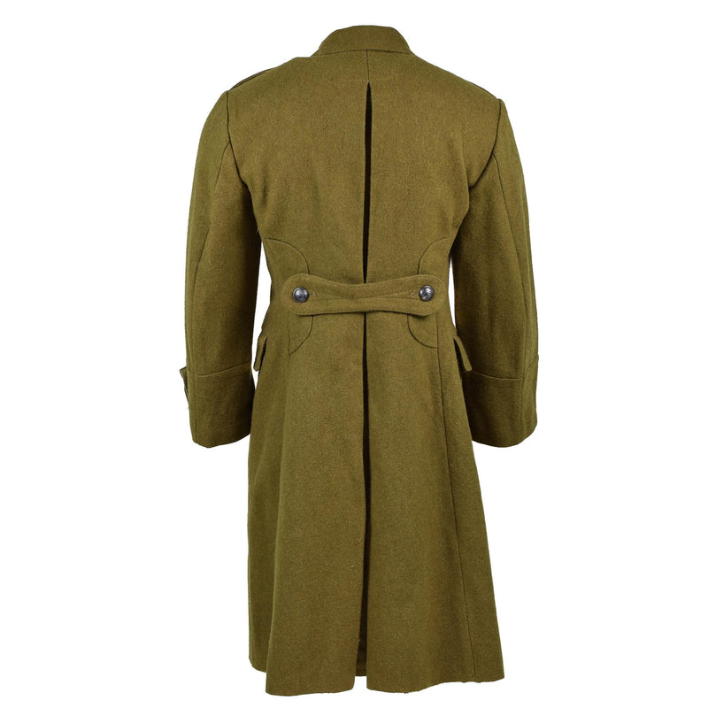 Echter rumänischer Trenchcoat Militärarmee Wollmantel schwerer Wintershinel NEU