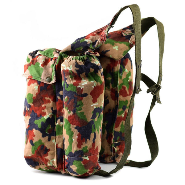 Echter Schweizer Armee-Rucksack Schweiz Alpen Camo Scharfschützen-Rucksack mit Hosenträgern