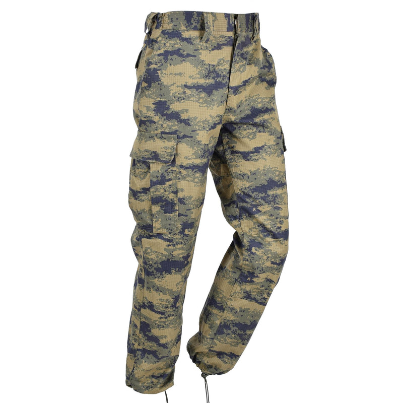 Original türkische Armee blau digital camo taktische Hose Ripstop Kampfhose