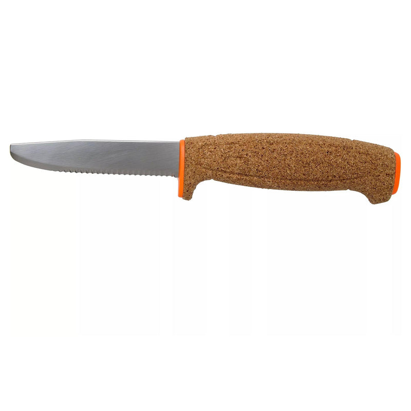 MORAKNIV Schwimmendes Wellenschliffmesser Universal Feststehende Klinge Edelstahl orange