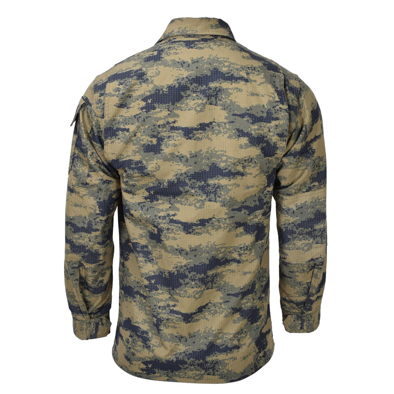 Original türkische Armee taktische Jacke blau digital Camouflage strapazierfähig Ripstop