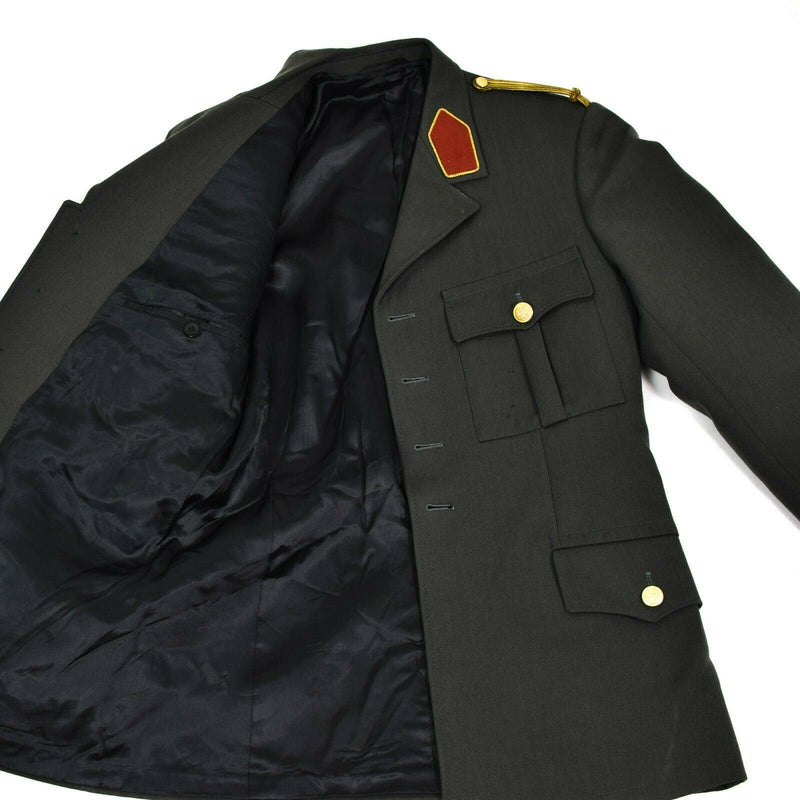 Original österreichische Armeeuniform, formelle Jacke, grau, österreichische Militärausgabe