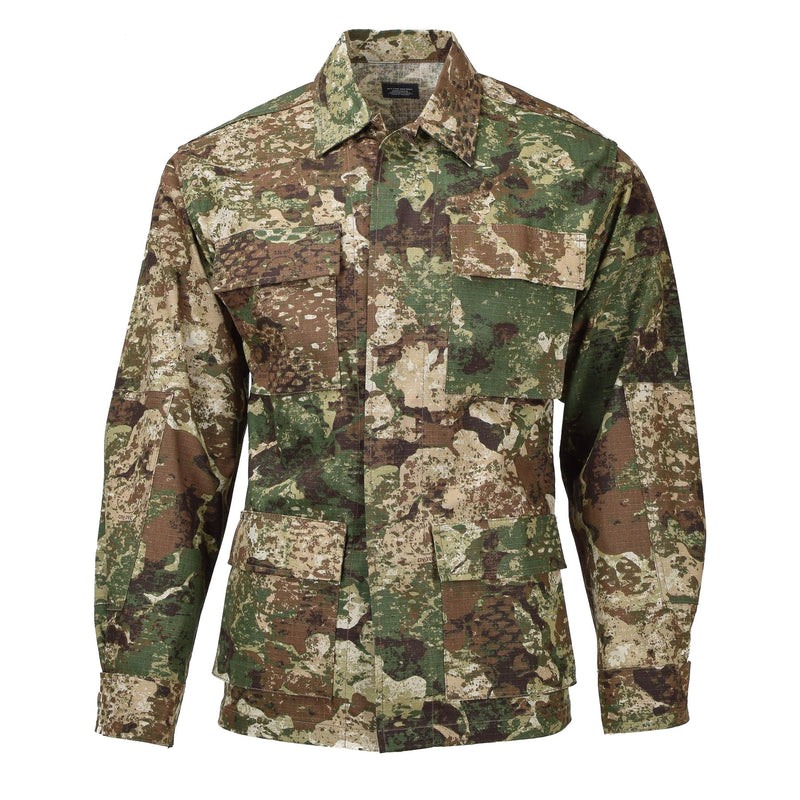 MIL-TEC Militär US BDU Feldtaktikjacke R/S Camouflage Uniform Ripstop