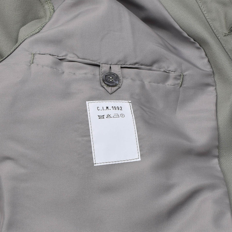 Echte französische Militärjacke, Bluse, Ikea-Hemd, grau, Vintage-Überschuss-Blouson, NEU