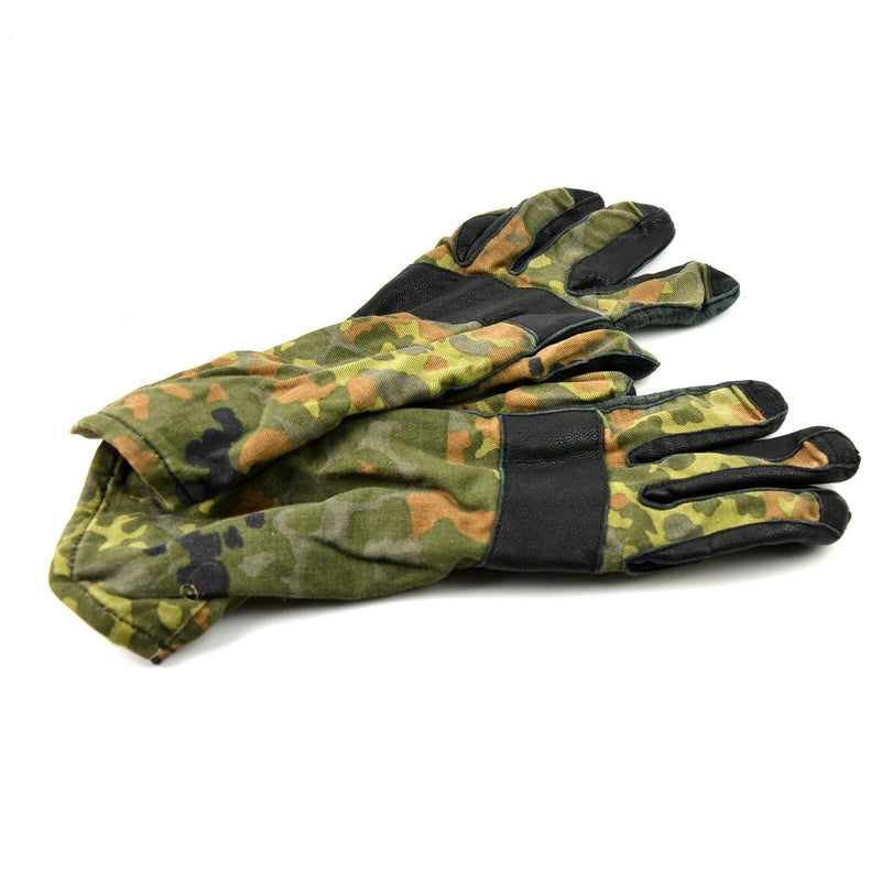 Echte deutsche Armee Flecktarn Camo Kampfhandschuhe BW Militärausgabe Allzweck