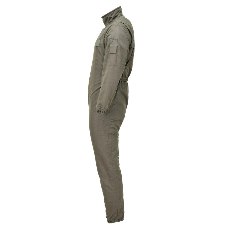 Original französischer Militär-Overall, Mechanikeranzug, Gummizug in der Taille, Oliv