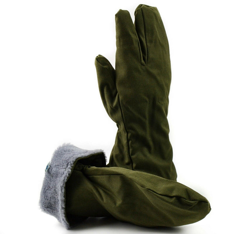 Original tschechische Armee Winterhandschuhe. Tschechische Militär-Trigger-Fäustlinge