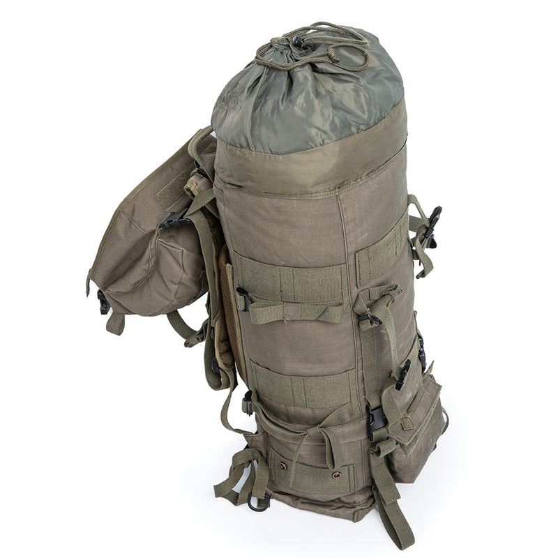 Original Österreichisches Bundesheer Taktischer Rucksack Gepolsterter Rücken Groß Polyamid 40l OD Grün