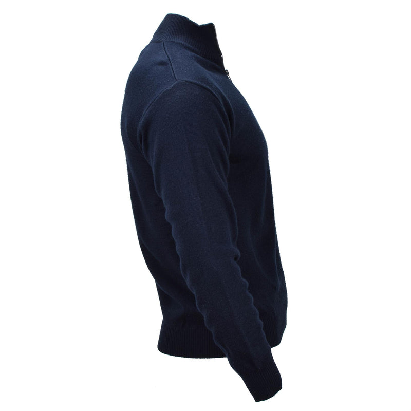 Original italienischer Pullover für den Rettungsdienst, blauer Woll-Weste