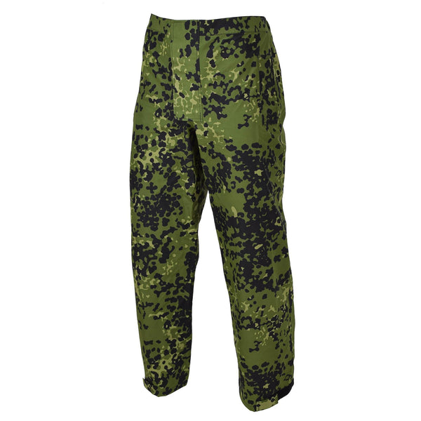 Original dänische Militär M84 Camouflage Regenhose wasserdichte Feldkampfhose