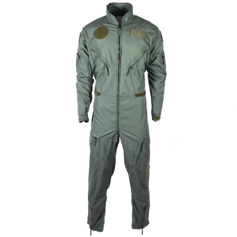 Original niederländische Armee Overall Aramid Kohlefaser Fluganzug Pilot Kampfjet Grün