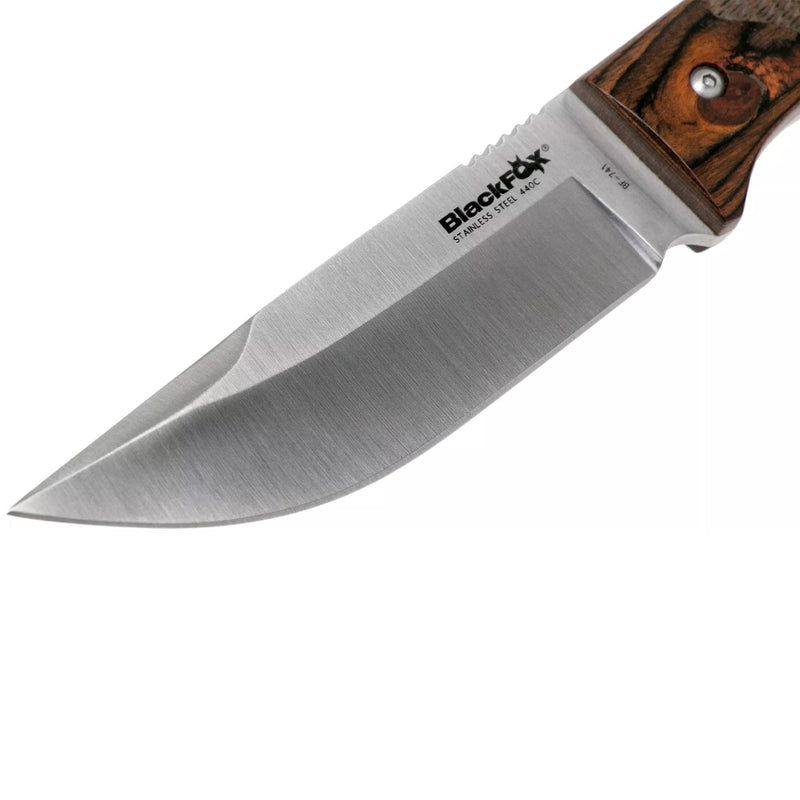 Fox Knives COMPANION Feststehendes Messer, Drop Point, Edelstahl AISI 440C