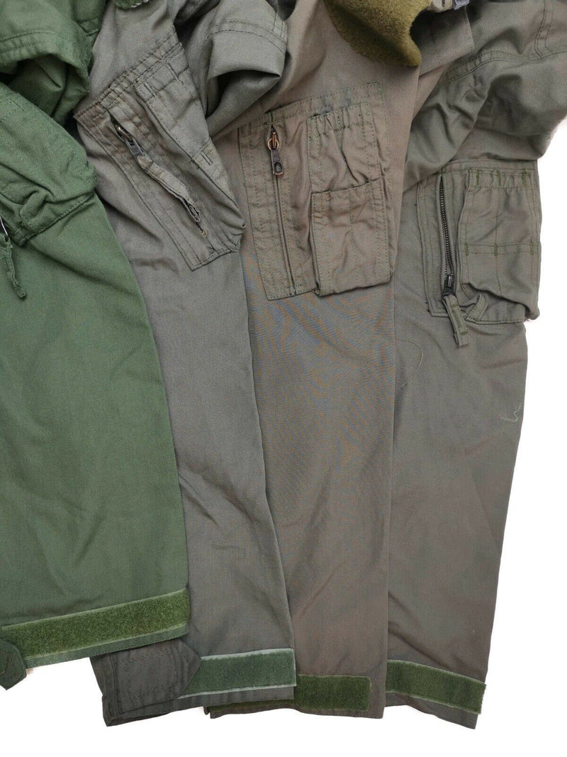 Original niederländische Armee Overall Aramid Kohlefaser Fluganzug Pilot Kampfjet Grün