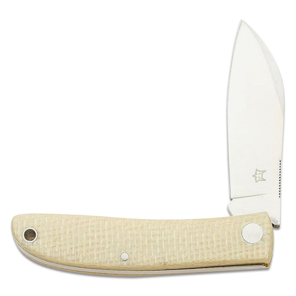 Fox Knives LIVRI Klappbares Taschenmesser 61 HRC M390 Stahl Sheepsfoot Form Micarta