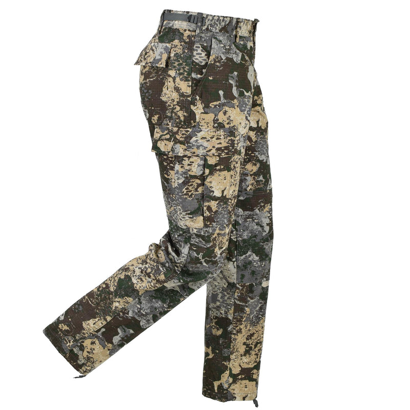 MIL-TEC Militär US BDU Feldhose R/S Hose Camouflage verstellbare Taille