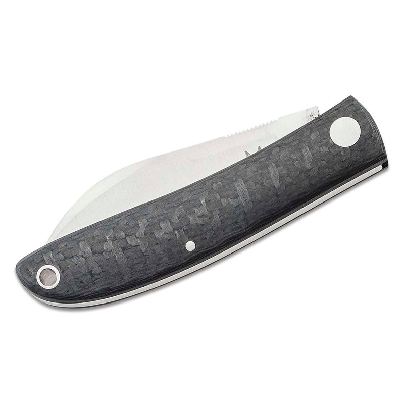 Fox Knives LIVRI Taschenmesser klappbar Sheepsfoot Form 61 HRC M390 Stahl Carbon