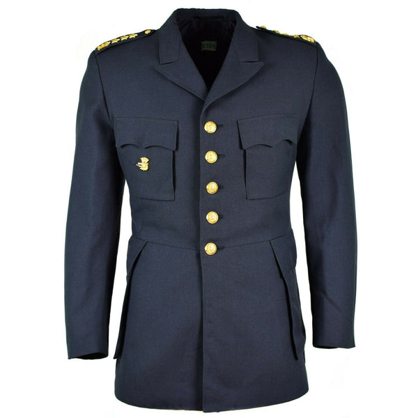 Echte schwedische Armee Infanterie blaue Paradeuniform Schweden Militäranzug Jacke