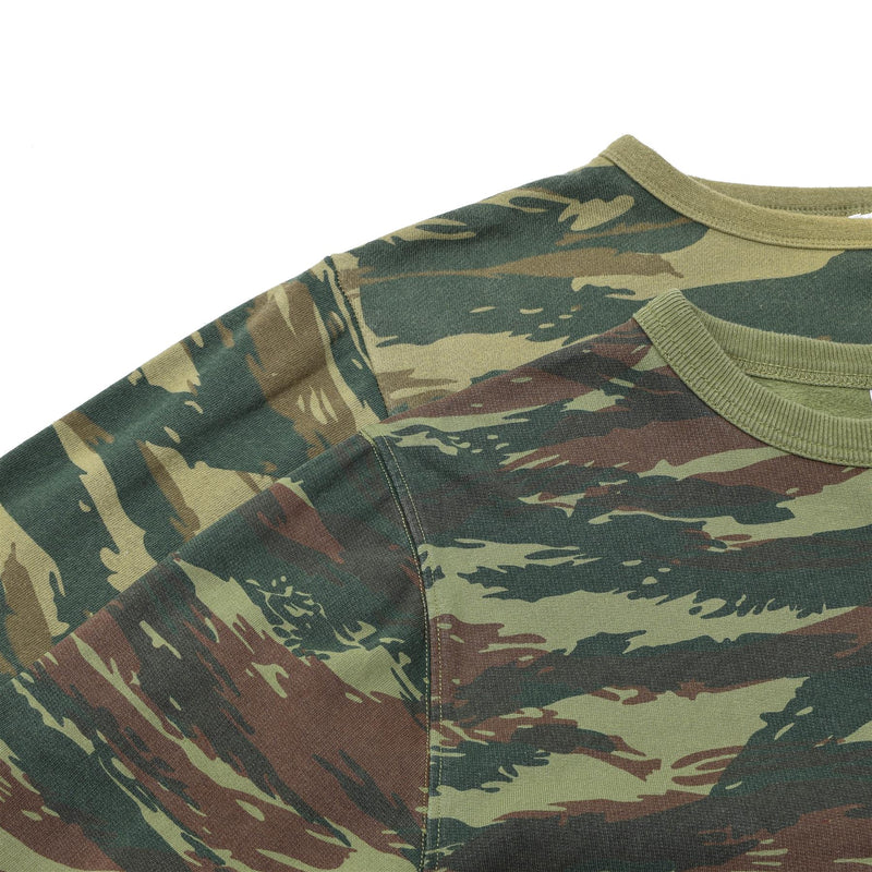 Original griechische Armee Sweatshirt Griechenland Militär Sportbekleidung Shirts Eidechsen Camouflage