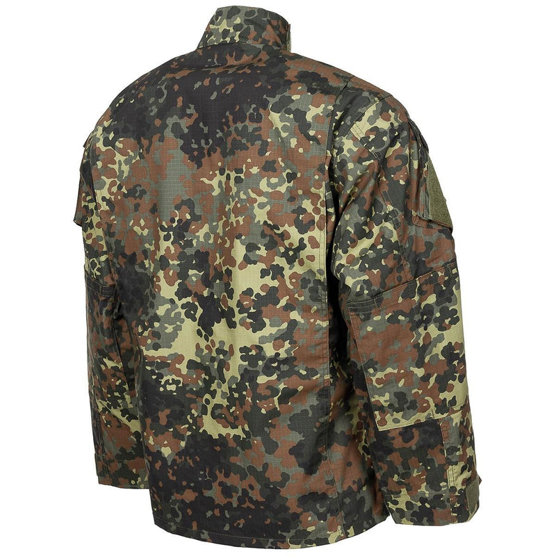 MFH Marke US Militär Stil Jacke Felduniform Flecktarn Camo Ripstop NEU