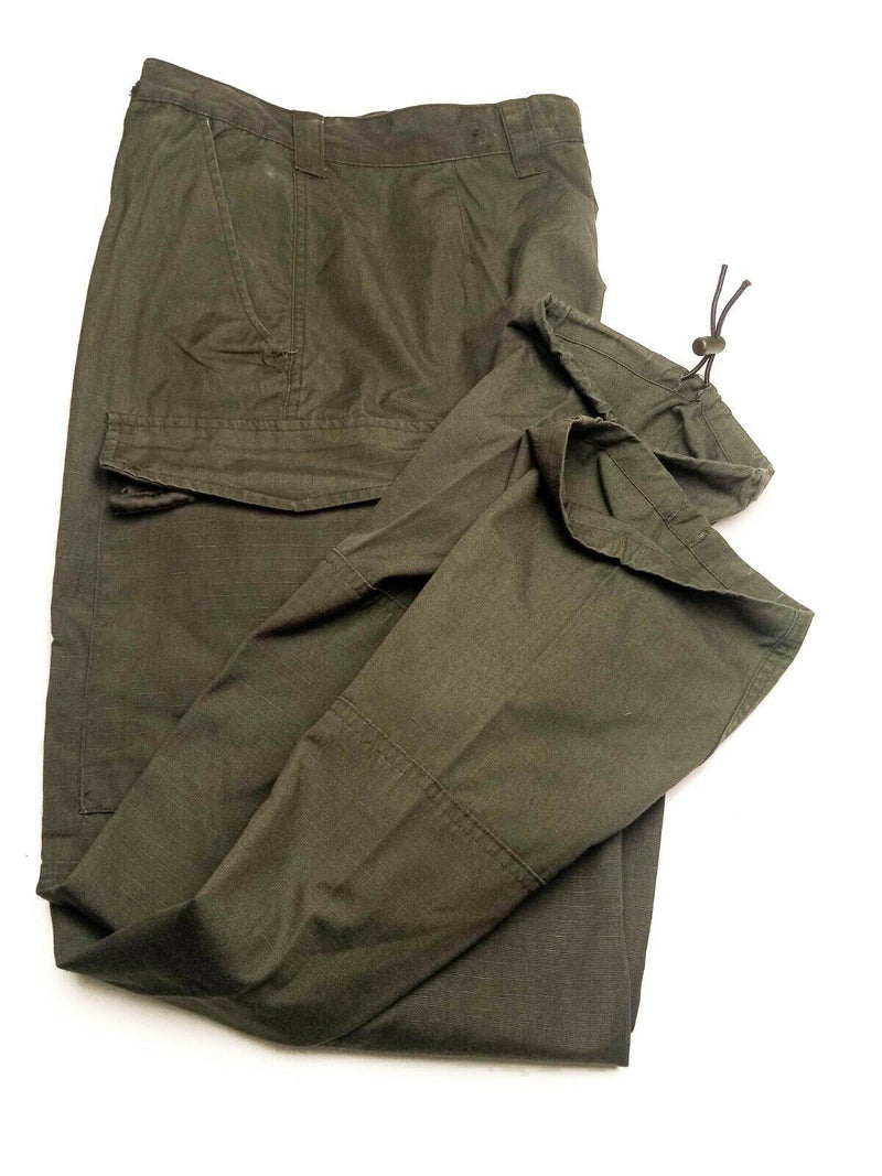 Echte österreichische Bundeswehrhose Ripstop OD Militär Feldhose Olive BDU