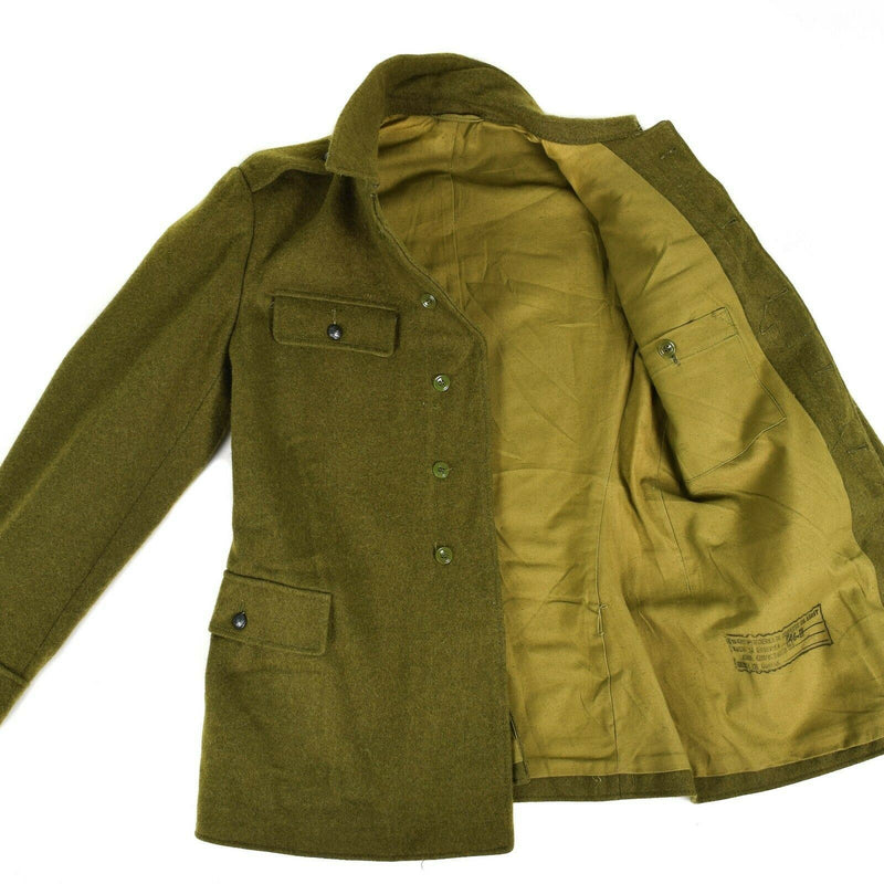 Echte rumänische Armee Wolljacke Kampf Khaki OD