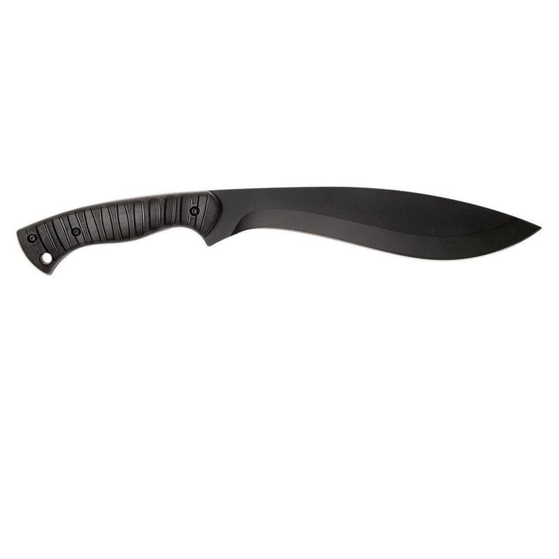 Fox Knives Brand Italy KUKRI Machete aus rostfreiem Stahl schwarz Messer mit fester Klinge